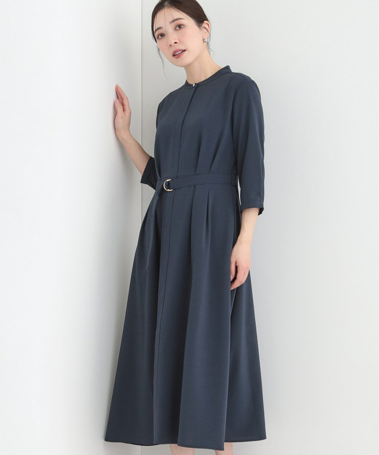 【多機能/S-LL】ウエストタックワンピース