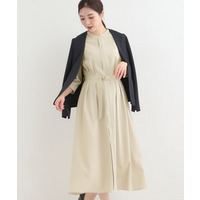 【多機能/S-LL】ウエストタックワンピース