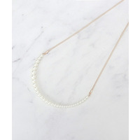 スライダーフェイクパールネックレス