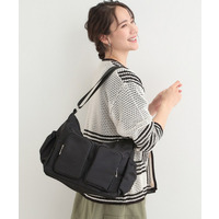 【撥水】ダブルポケットショルダーバッグ