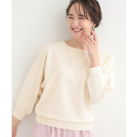 【洗える】軽やかでさらっとしたタッチ すっきり見えドルマンニット