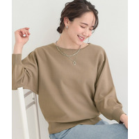 【洗える】軽やかでさらっとしたタッチ すっきり見えドルマンニット