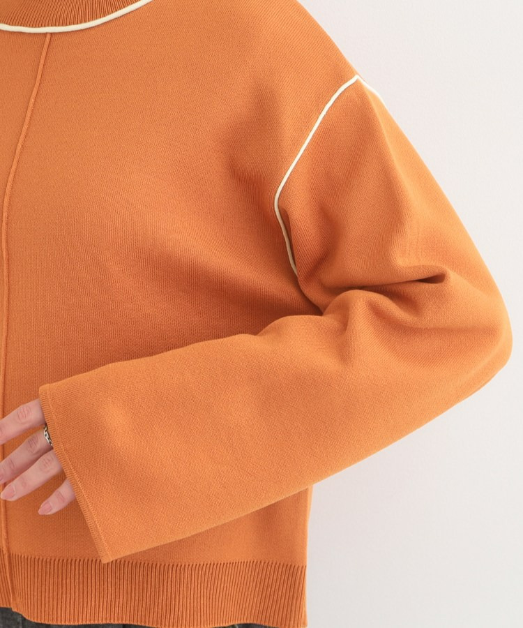 ダブルフェイス配色ニット18