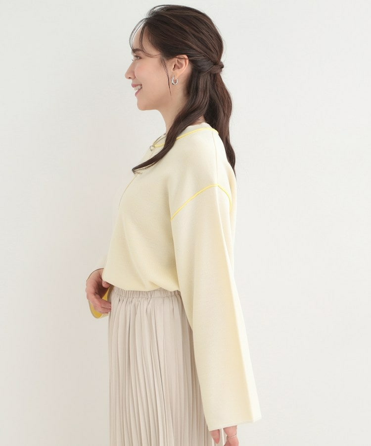 ダブルフェイス配色ニット3