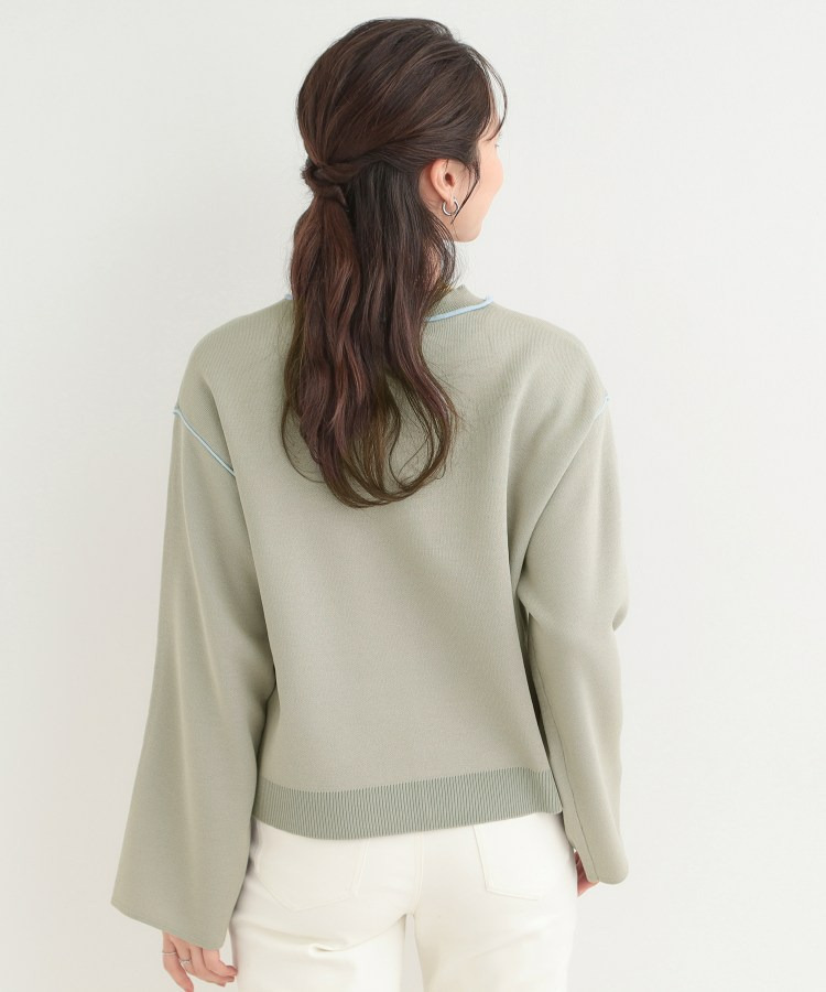 ダブルフェイス配色ニット7