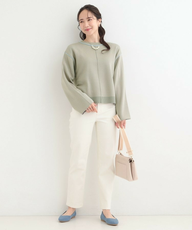 ダブルフェイス配色ニット8