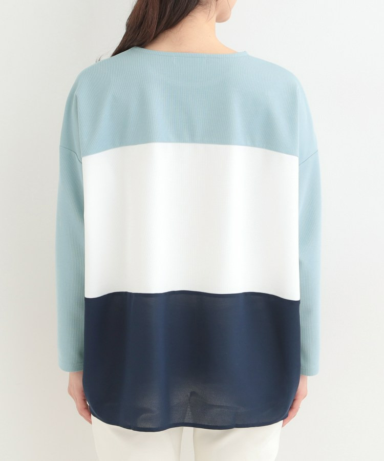 3段切り替え配色トップス20