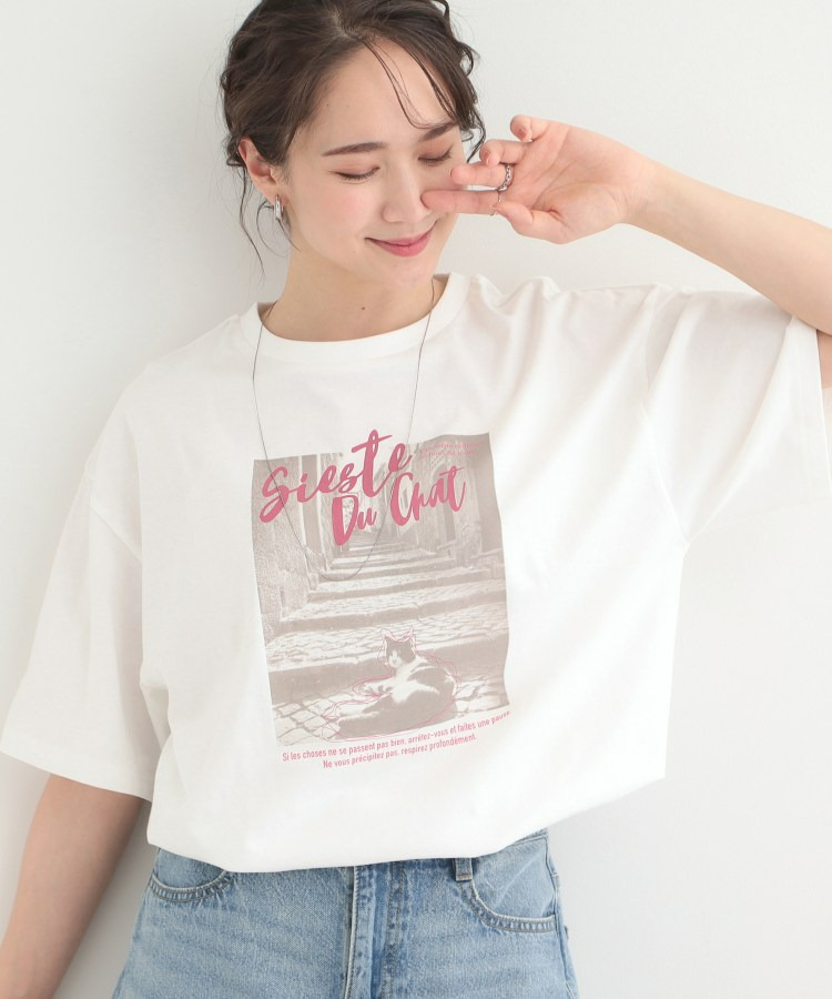 プチプラベーシックプリントTシャツ