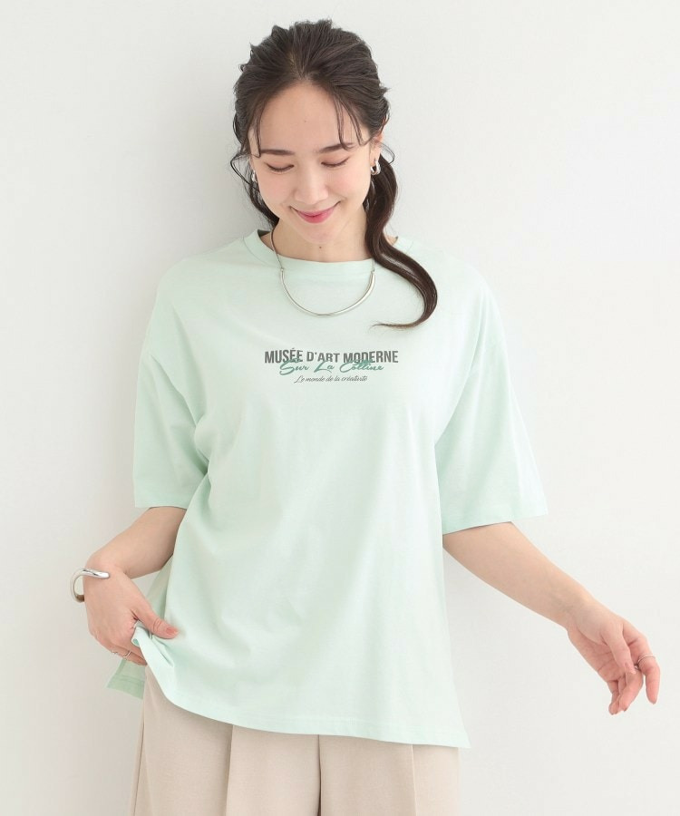 プチプラベーシックプリントTシャツ10