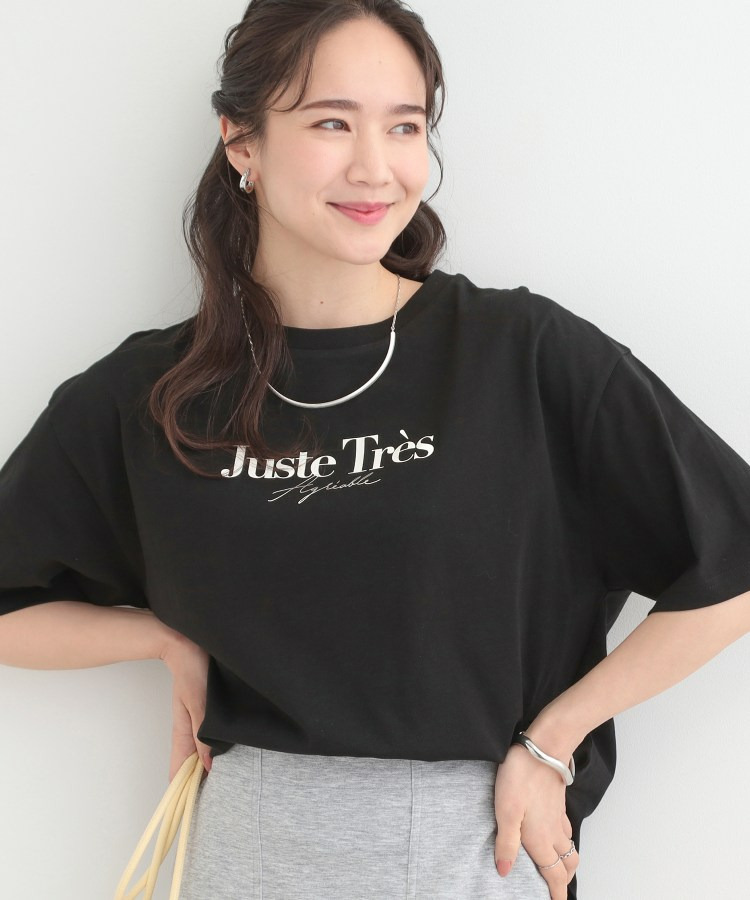 プチプラベーシックプリントTシャツ1