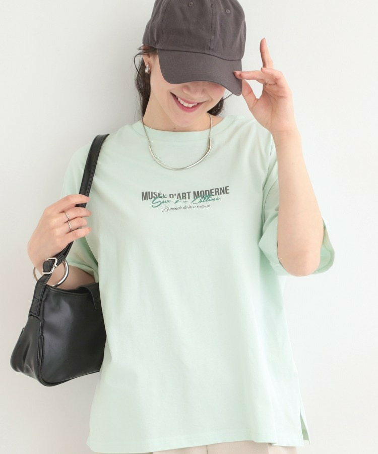 プチプラベーシックプリントTシャツ1