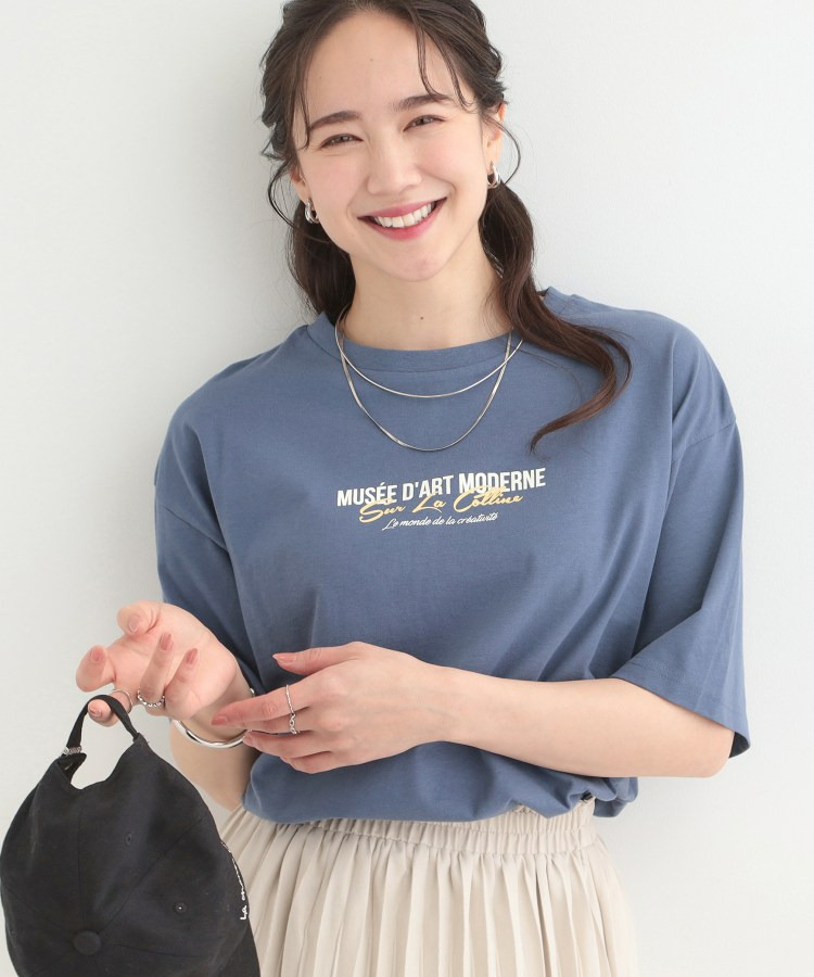 プチプラベーシックプリントTシャツ1