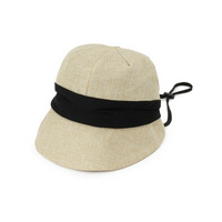 リネンライク顔周りすっぽりキャスケット