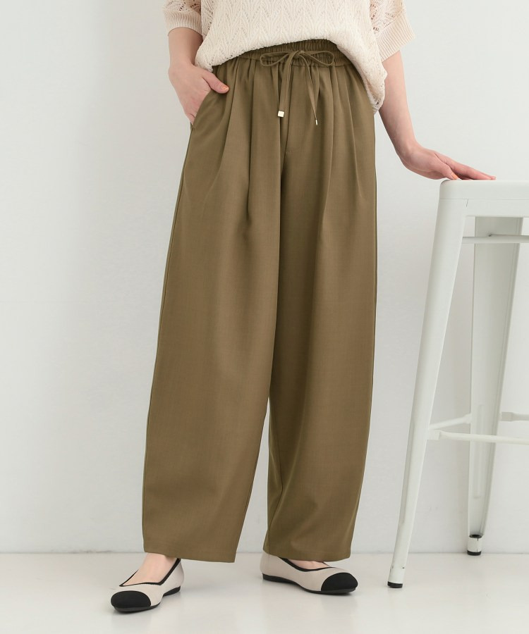 タックバギーカーブパンツ1