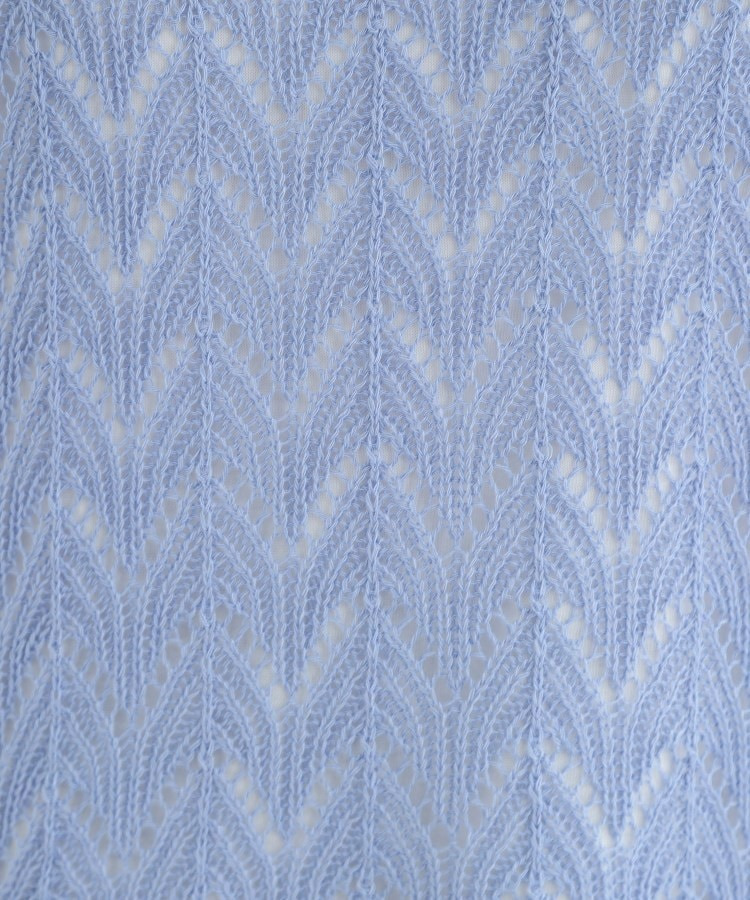 【2点セット】透かし編み柄が上品なタンク付きニットセット13