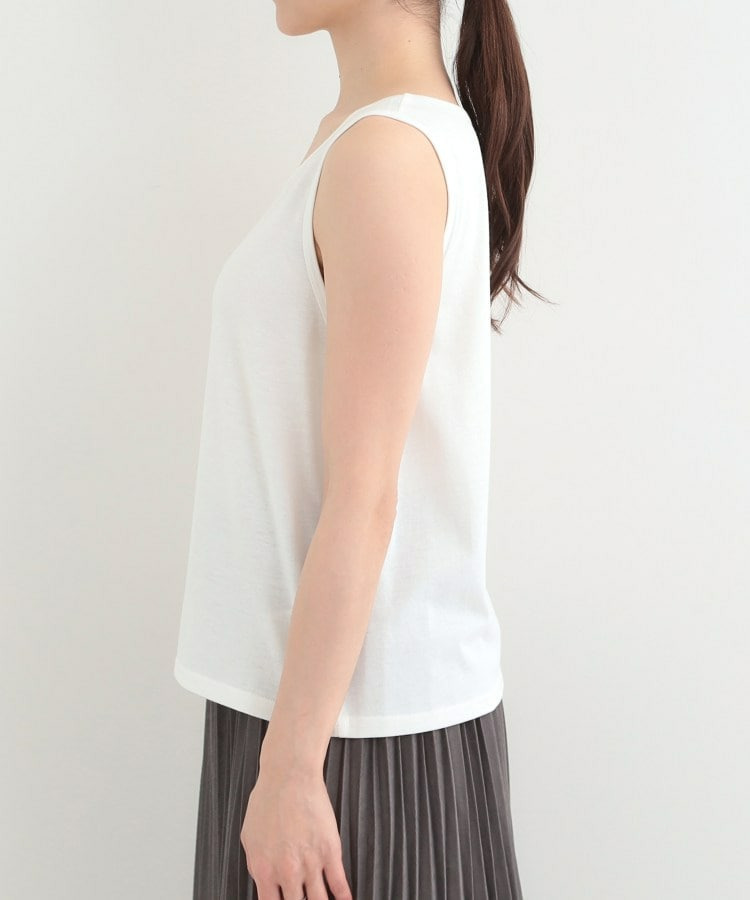 【2点セット】透かし編み柄が上品なタンク付きニットセット22