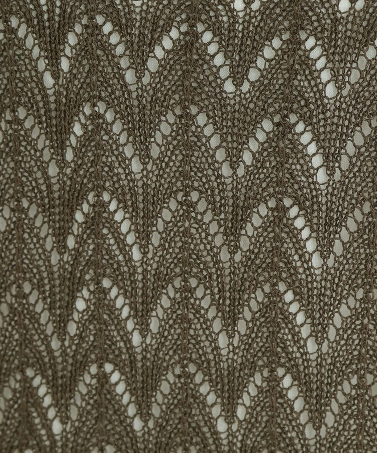 【2点セット】透かし編み柄が上品なタンク付きニットセット9