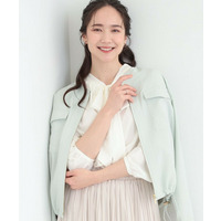 【S-LL】デイリーにも、通勤にも。フラップポケットノーカラーブルゾン