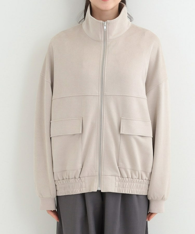 カットスエードスタンドブルゾン10