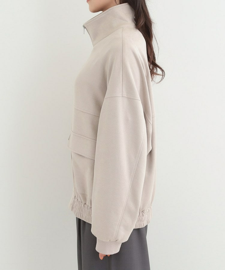 カットスエードスタンドブルゾン11