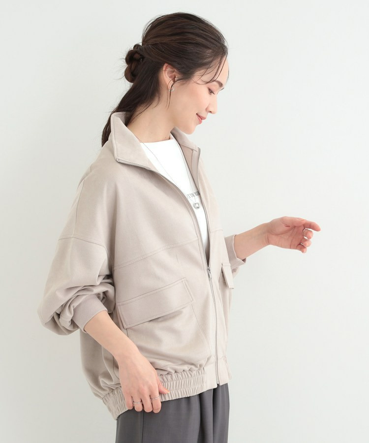 カットスエードスタンドブルゾン7