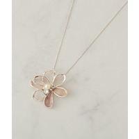 エポ花モチーフネックレス