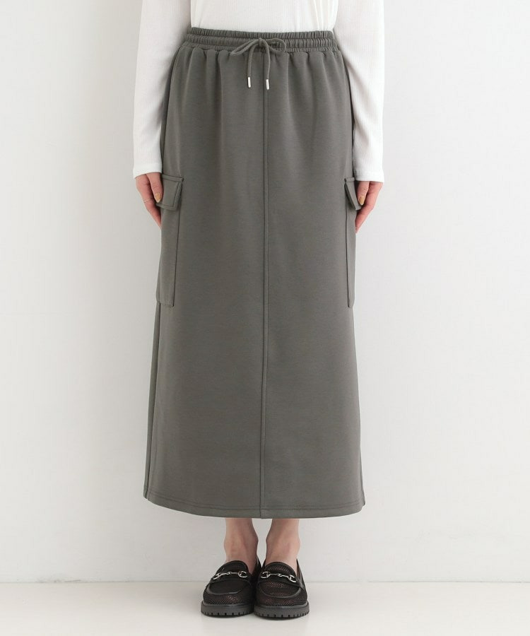 【洗濯機可/S-LL】サイドポケットでこなれ感のある ダンボールカーゴスカート10