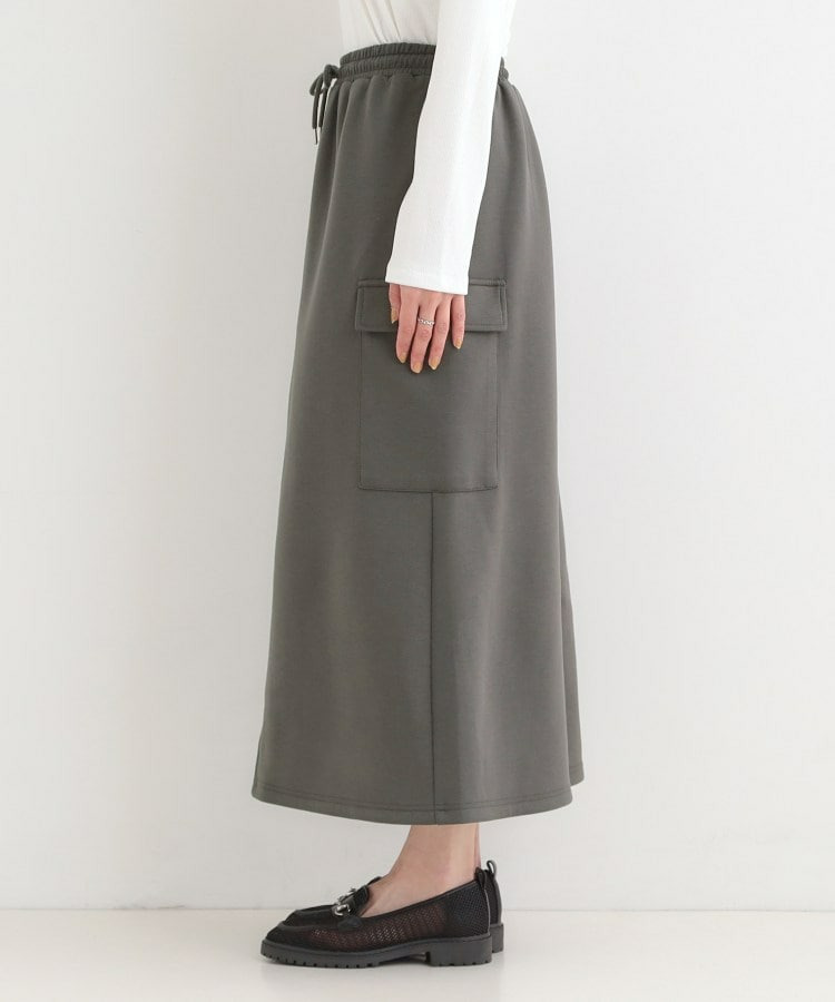 【洗濯機可/S-LL】サイドポケットでこなれ感のある ダンボールカーゴスカート11