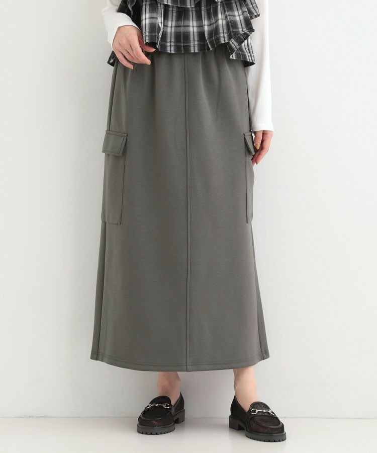 【洗濯機可/S-LL】サイドポケットでこなれ感のある ダンボールカーゴスカート2