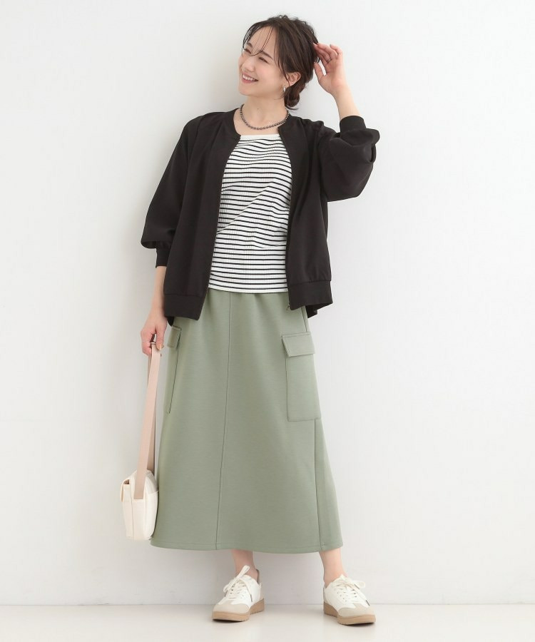 【洗濯機可/S-LL】サイドポケットでこなれ感のある ダンボールカーゴスカート8