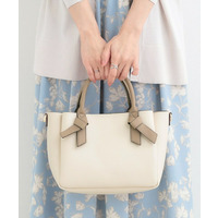 ハンドルリボンデザイントートバッグ