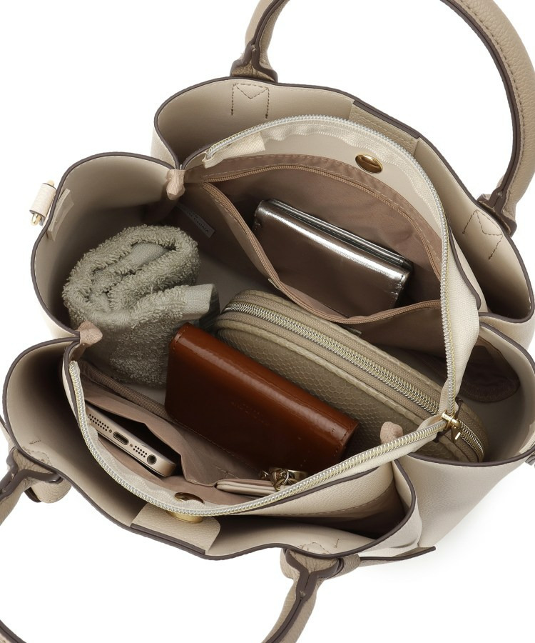 ハンドルリボンデザイントートバッグ17