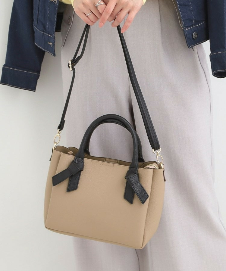 ハンドルリボンデザイントートバッグ4