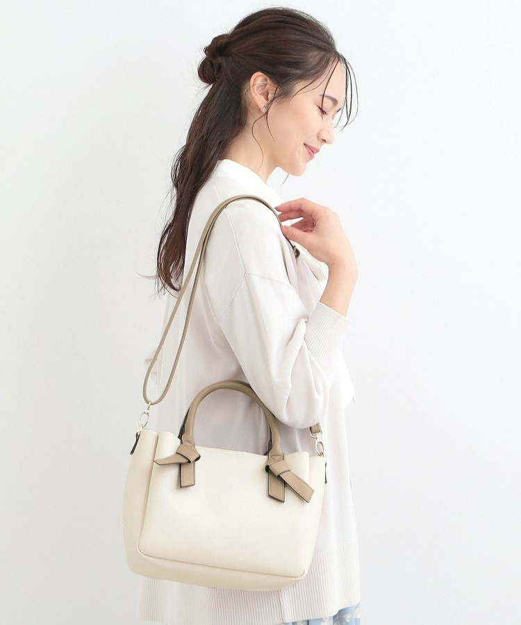 ハンドルリボンデザイントートバッグ6