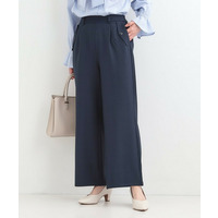 【洗濯機可/S-LL】フラップポケットがアクセント ヘリンボーンワイドパンツ