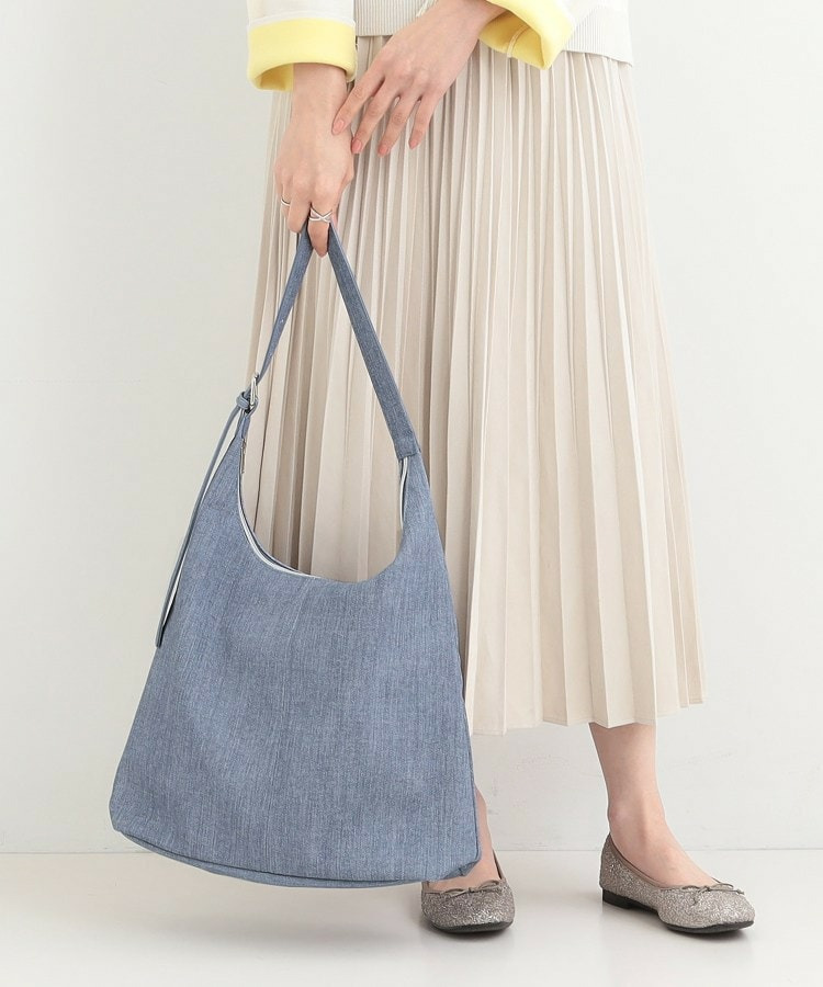 デニム風生地ワンショルダーバッグ1