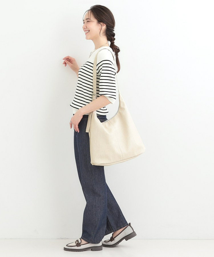 デニム風生地ワンショルダーバッグ3