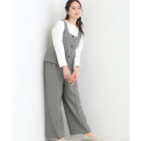 【2点セット/S-LL】着回し力も抜群 着るだけで決まる大人上品セットアップ