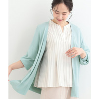 【洗濯機可/ひんやり/UV】さらっとしたタッチが心地よい 体型カバーも叶う　ロングカーディガン