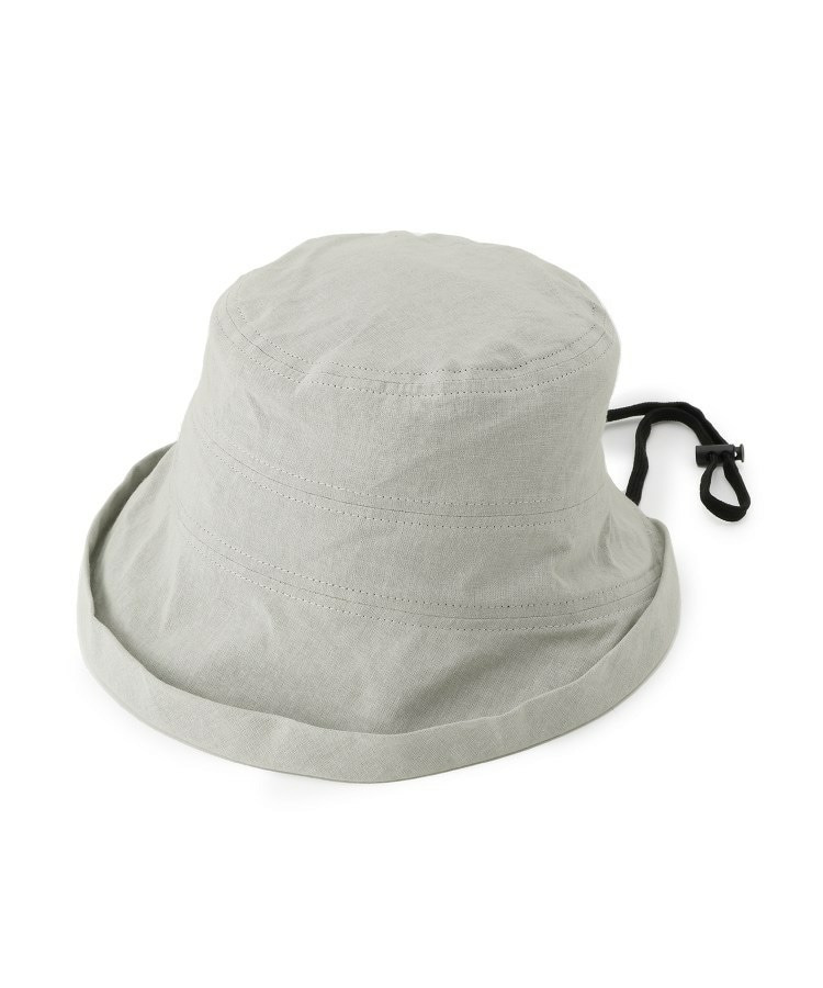 【UV/吸水速乾】つば先UPハット