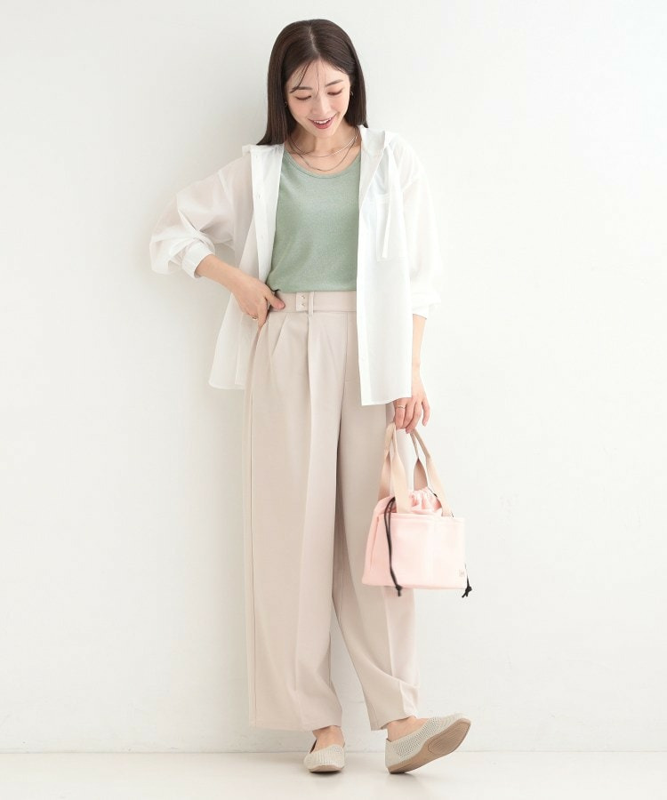 【前後2WAY/洗濯機可/S-LL】コーデのアクセントに きらきらラメタンクトップ28