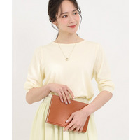 【洗濯機可/S-LL】華やかレース5分袖ニット