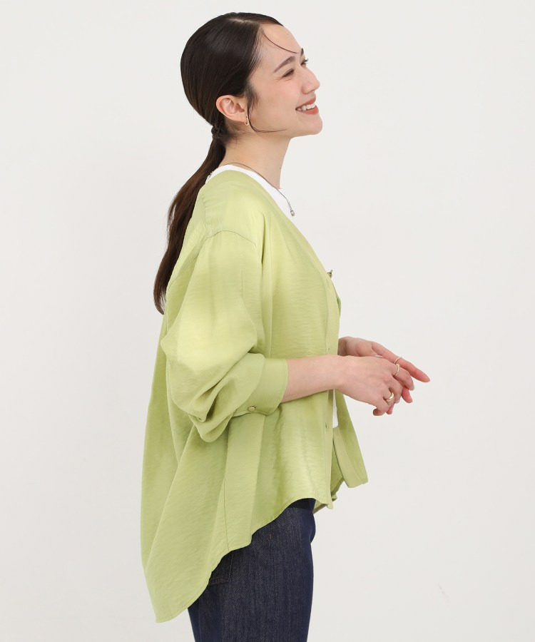 シアーVネックブラウス11