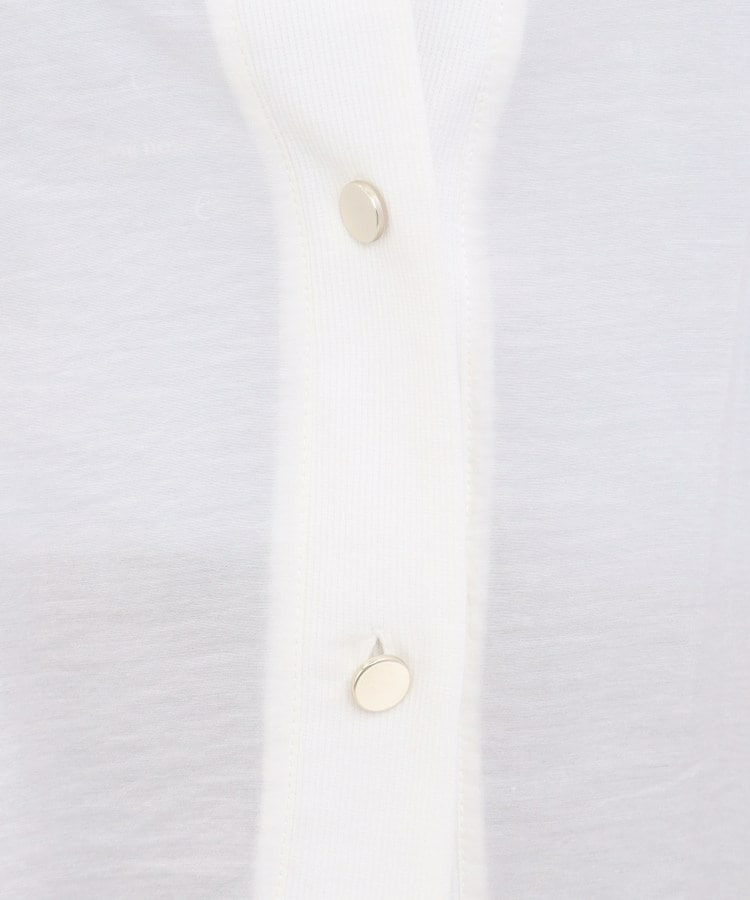 シアーVネックブラウス5