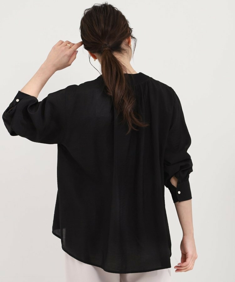 シアーVネックブラウス7