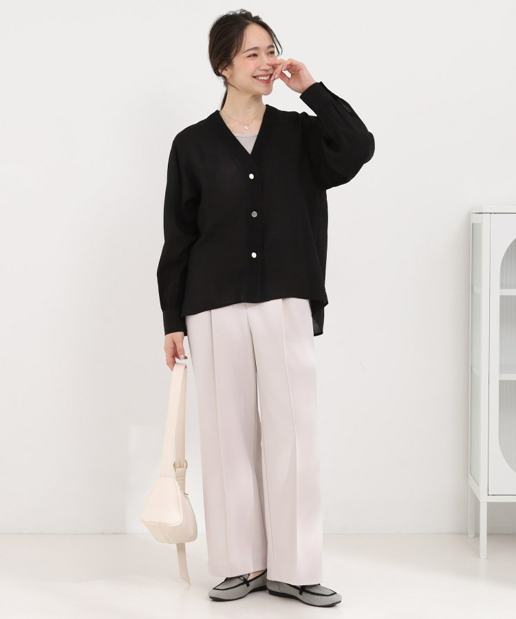 シアーVネックブラウス8