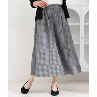 【セットアップ可】サッカーチェックフレアスカート