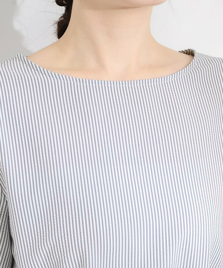 【洗濯機可/UV/3WAY】シルエットが変えられる サッカーウエストリボンブラウス26