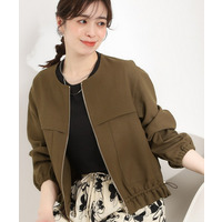 ドロストノーカラーブルゾン