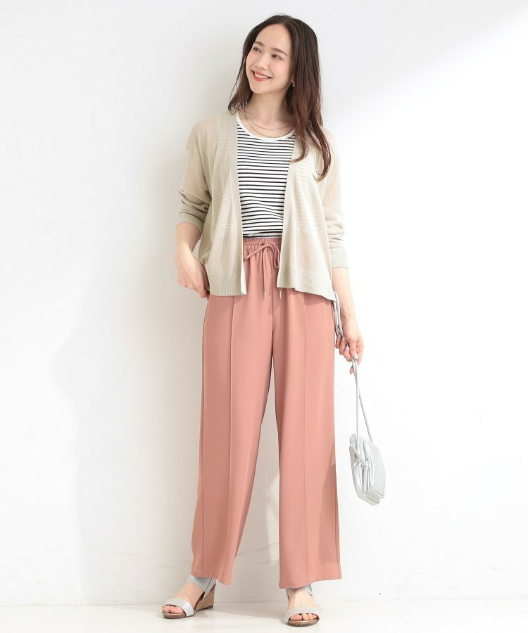 【ひんやり/洗濯機可/S-LL/選べる6色】サッと羽織るだけでこなれ見え マルチに使えるトッパーカーディガン16